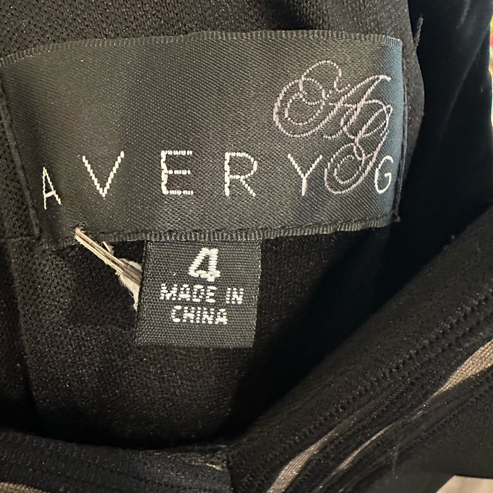 Avery G Black Dress